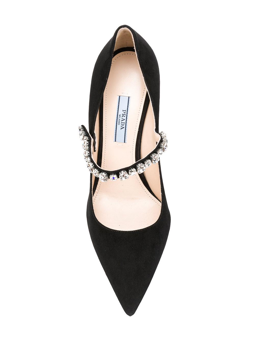 prada embellished pumps