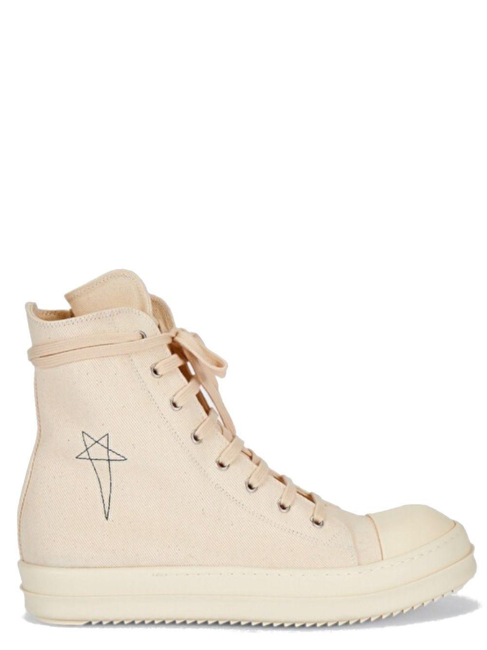 Rick Owens DRKSHDW Beige Dark Shadow High Top Sneakers in Natural for ...