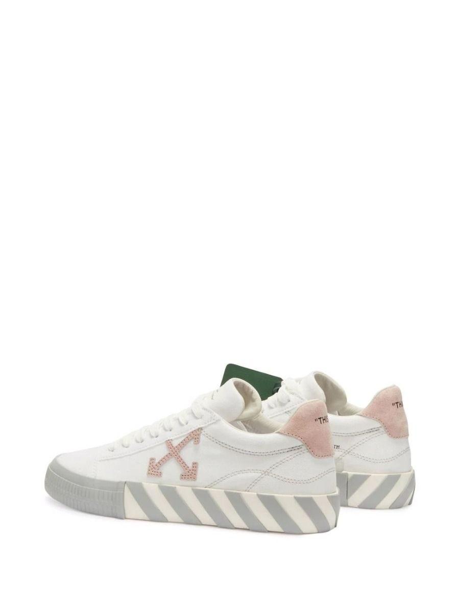 Off-White c/o Virgil Abloh Black And Pink Low Vulcanized Sneakers