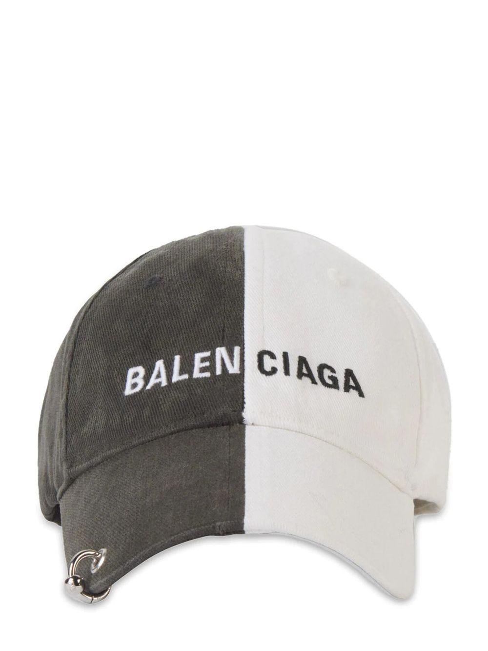 Balenciaga Two-tone Baseball Cap for Men | Lyst