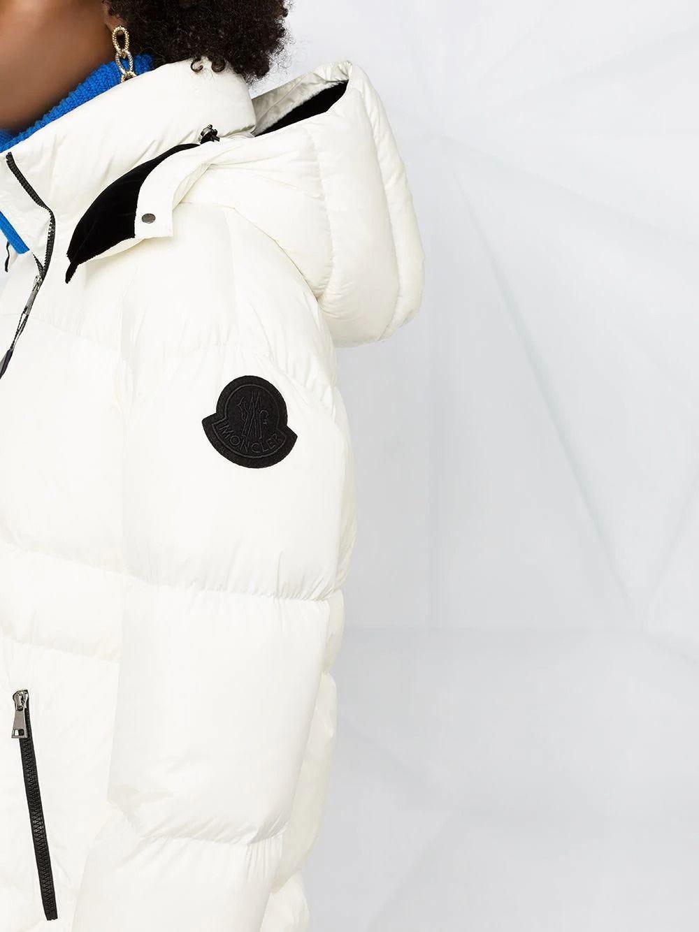 Moncler Tiam Coat in White | Lyst Canada