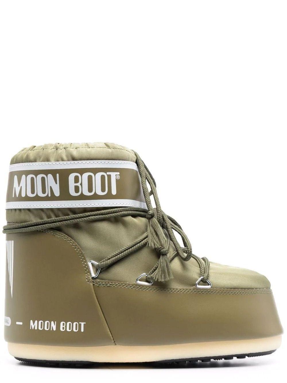 Moon Boot Classic Low 2 Green Snow Boots | Lyst