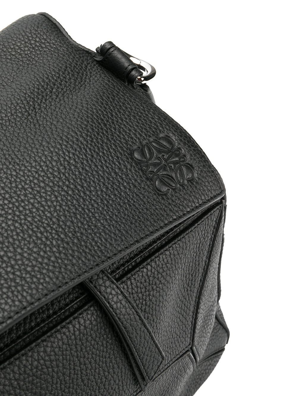 Puzzle leather handbag Loewe Black in Leather - 33013275