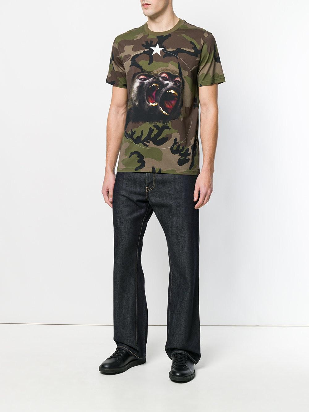 givenchy camo shirt