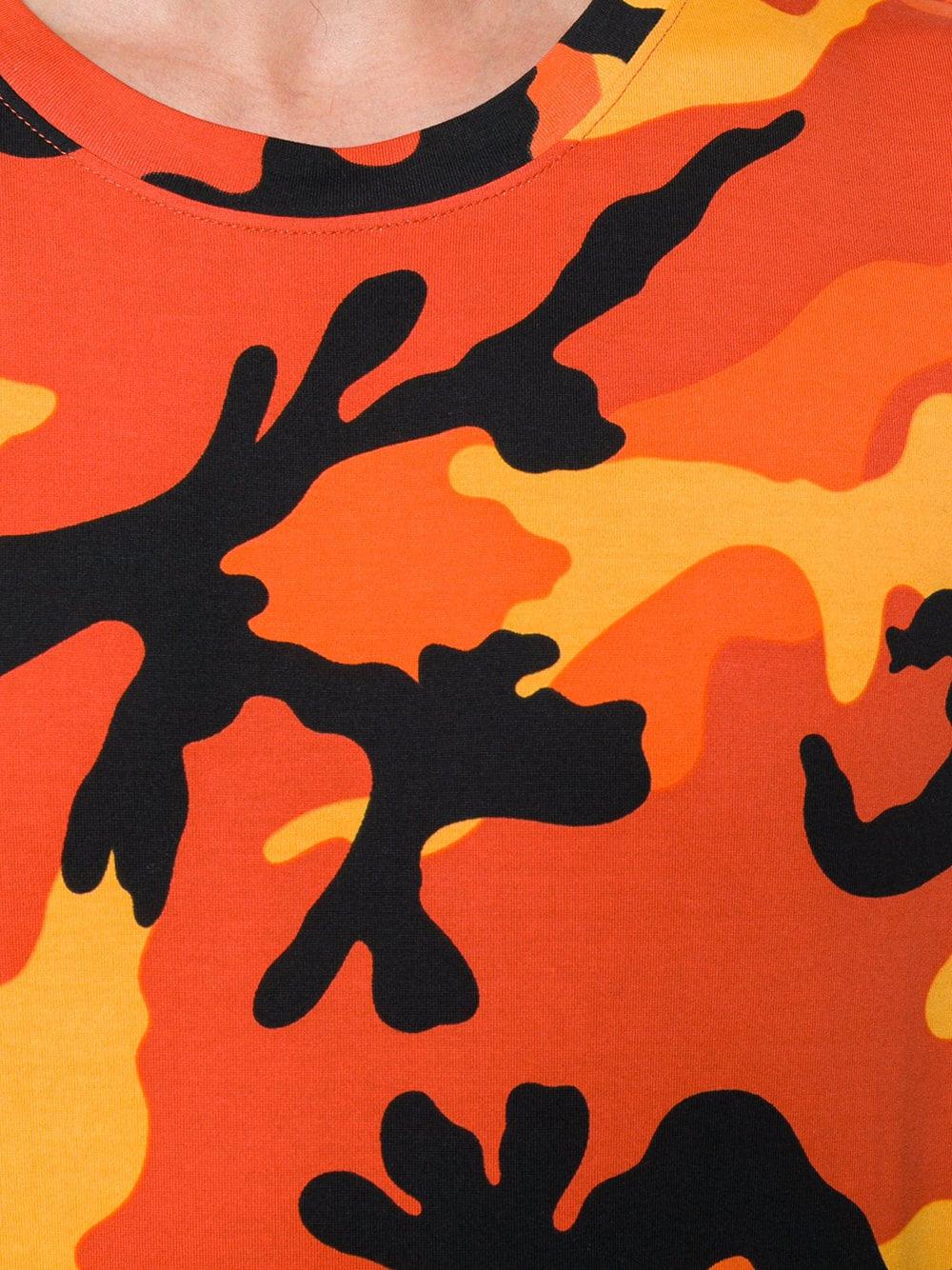 Valentino Cotton Camouflage T-shirt in 