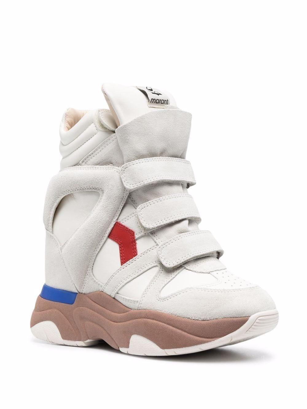 Isabel Marant Balskee White Wedge Sneakers | Lyst