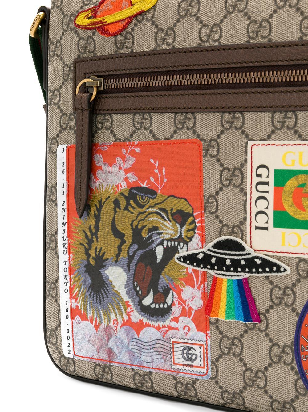 Lyst - Gucci Courrier Soft Gg Supreme Crossbody Bag for Men