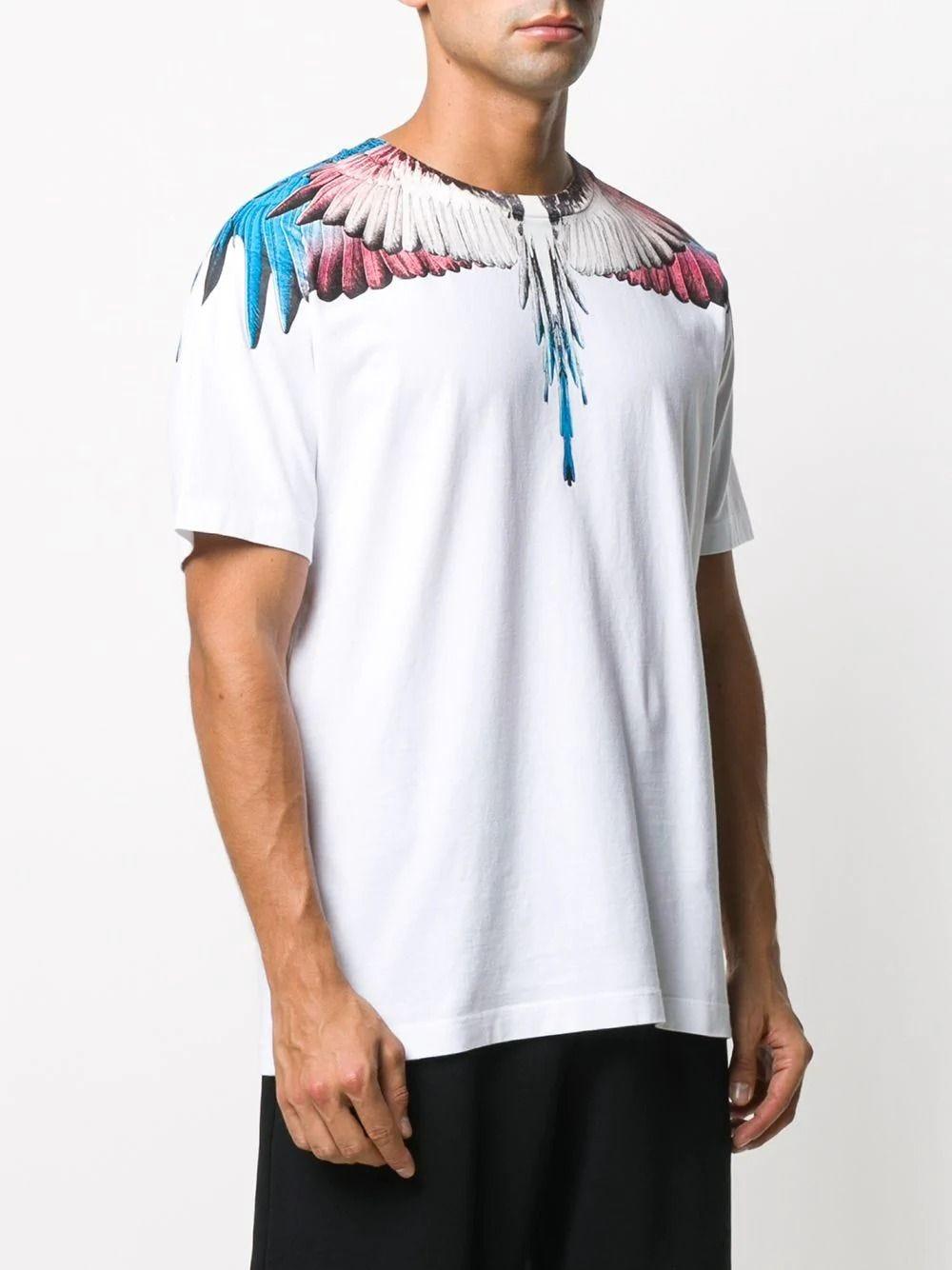 Marcelo Burlon Multicolor Wings T-shirt in White for Men - Lyst