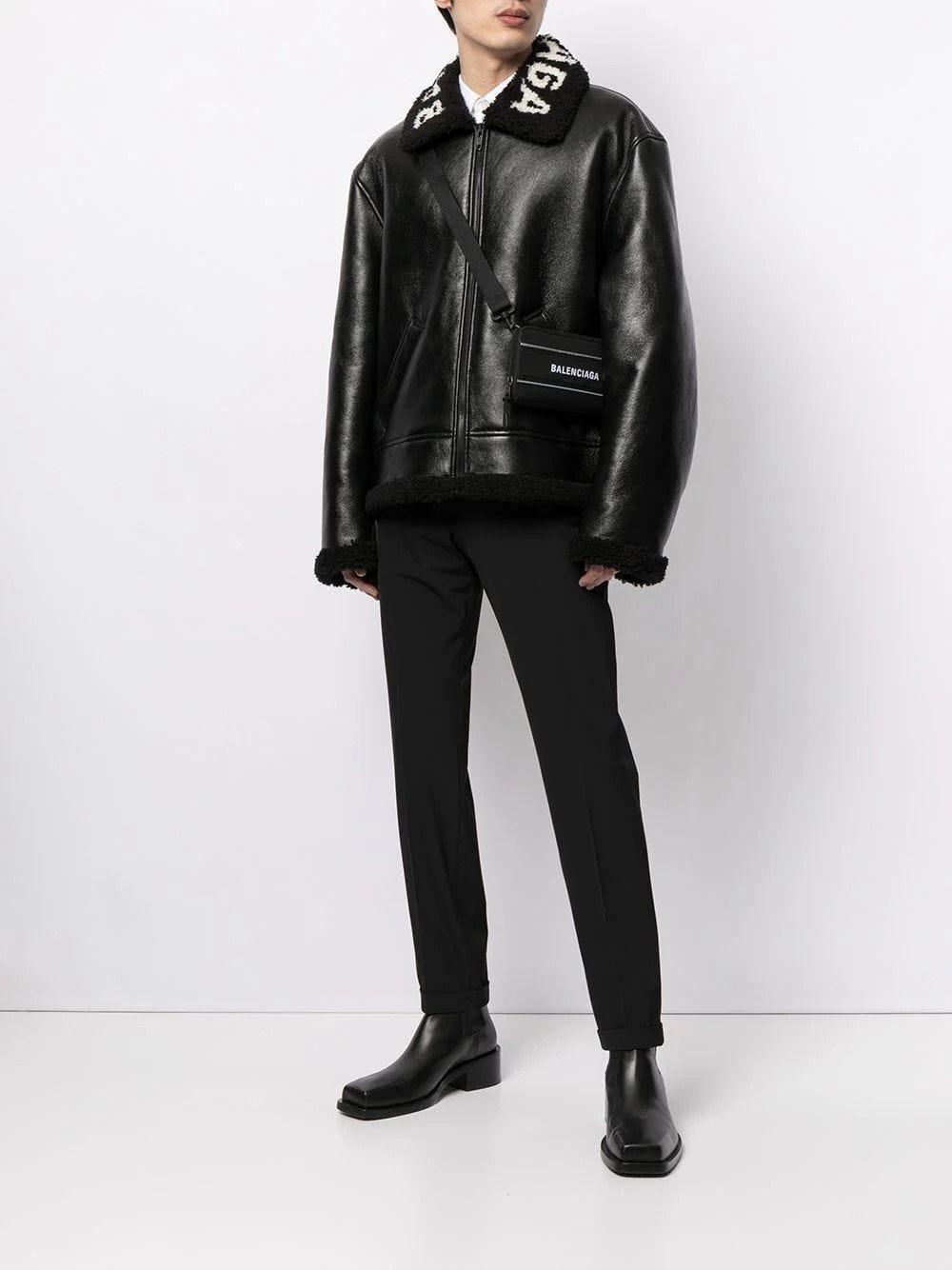 Balenciaga Leather Cocoon Aviator 