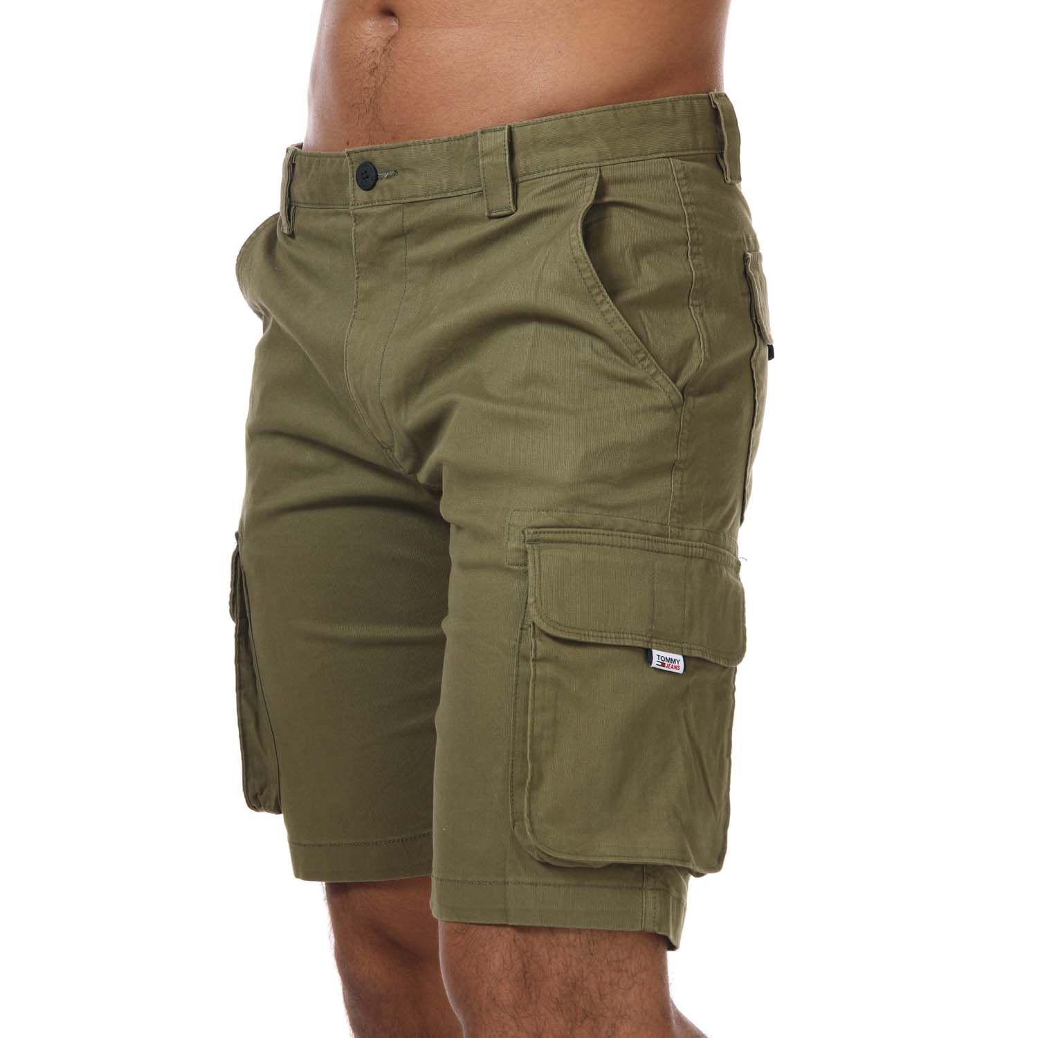 Tommy Hilfiger Cargo Shorts in Green for Men | Lyst UK