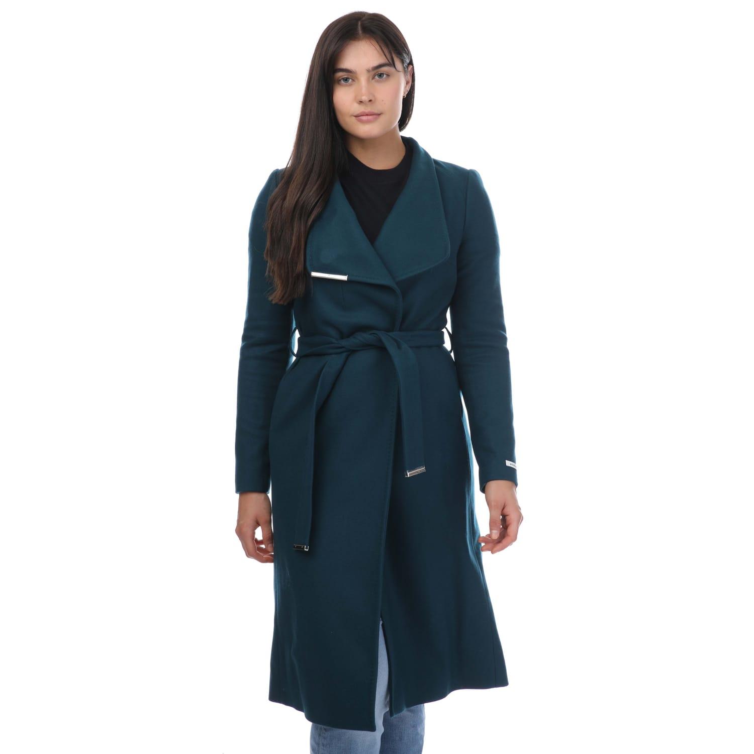 Belted Wrap Coat Ted Baker Ellgenc Navy Ted Baker Coat Ellgenc 2025