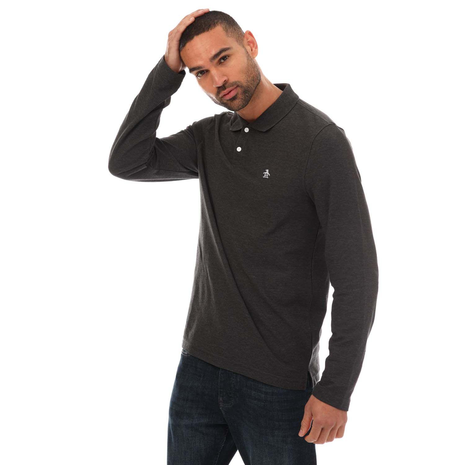 Penguin long cheap sleeve polo