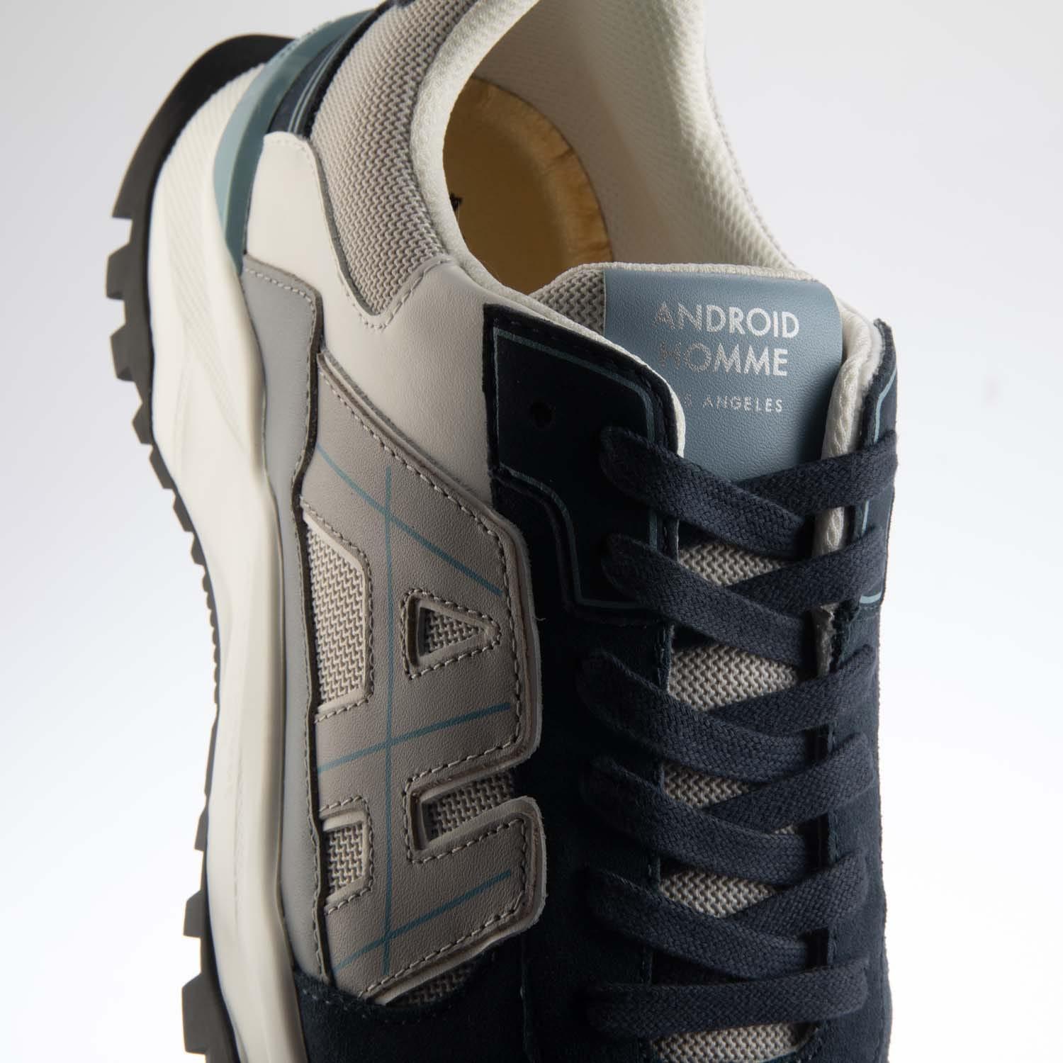 Android Homme Ah One Suede Trainers in Blue for Men Lyst UK