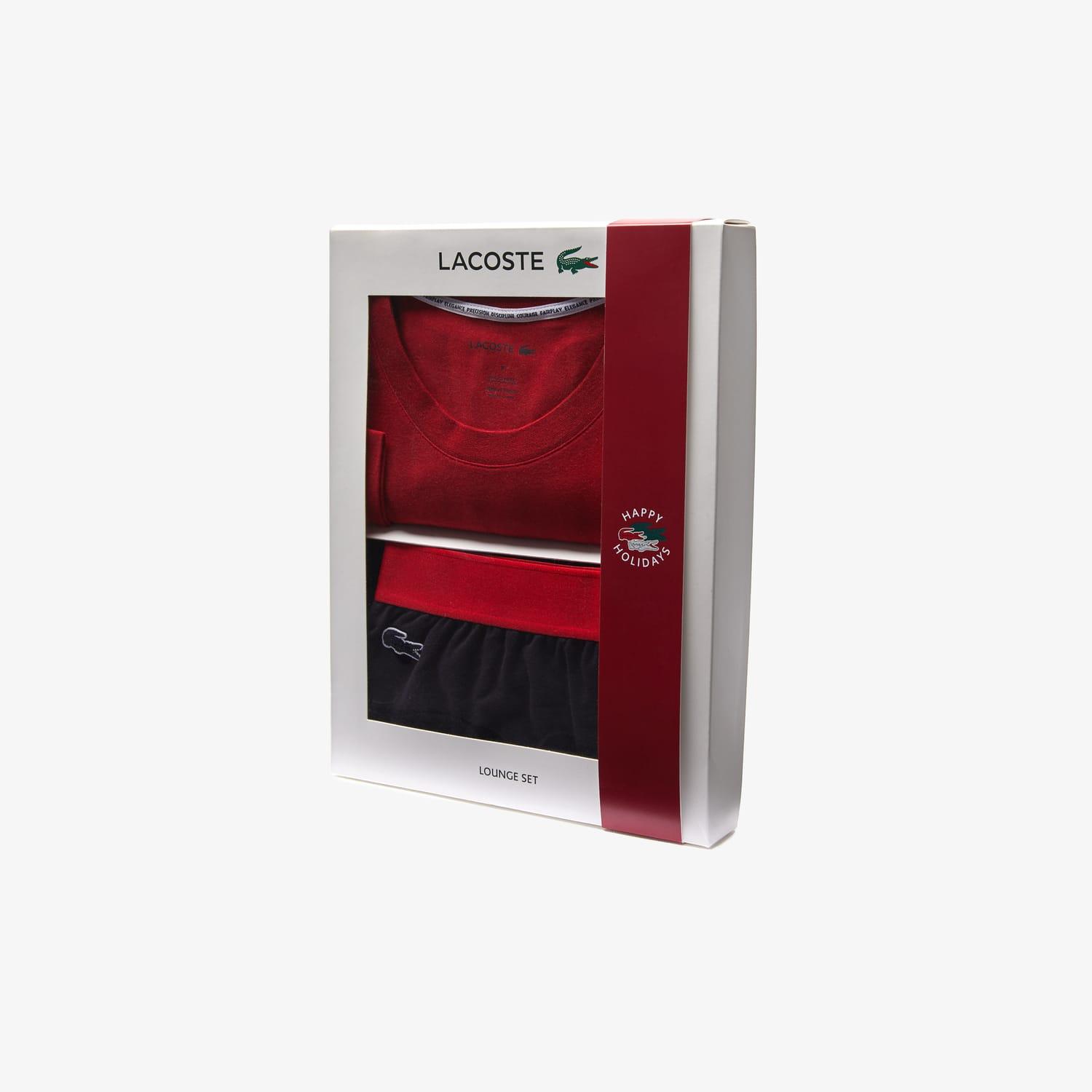 Lacoste Loungewear Pyjama Set in Red for Men Lyst UK