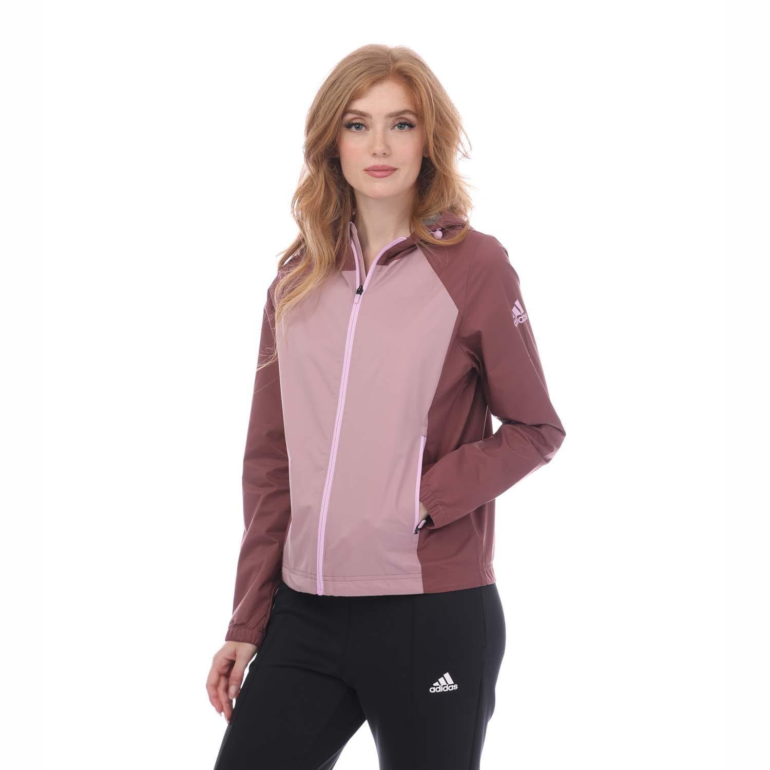 adidas Hooded Water Repellent Golf Jacket in Red Lyst UK