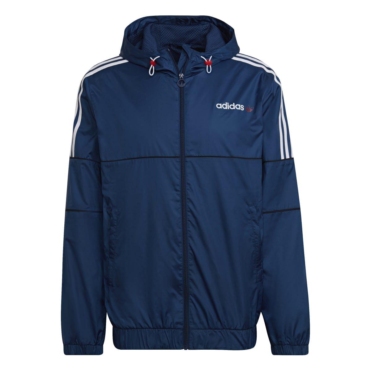 Reversible Jacket Adidas Windbreaker Navy Blue Adidas Balance Full
