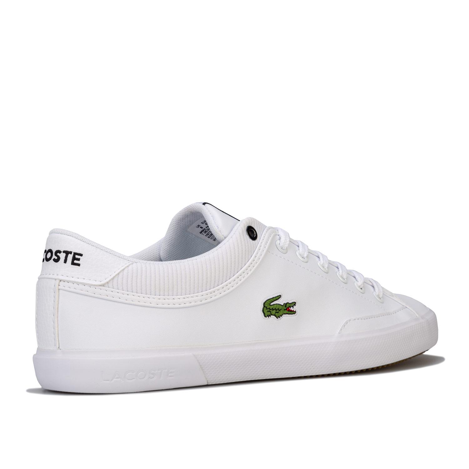 Lacoste Leather Angha 418 Trainers in White for Men | Lyst UK