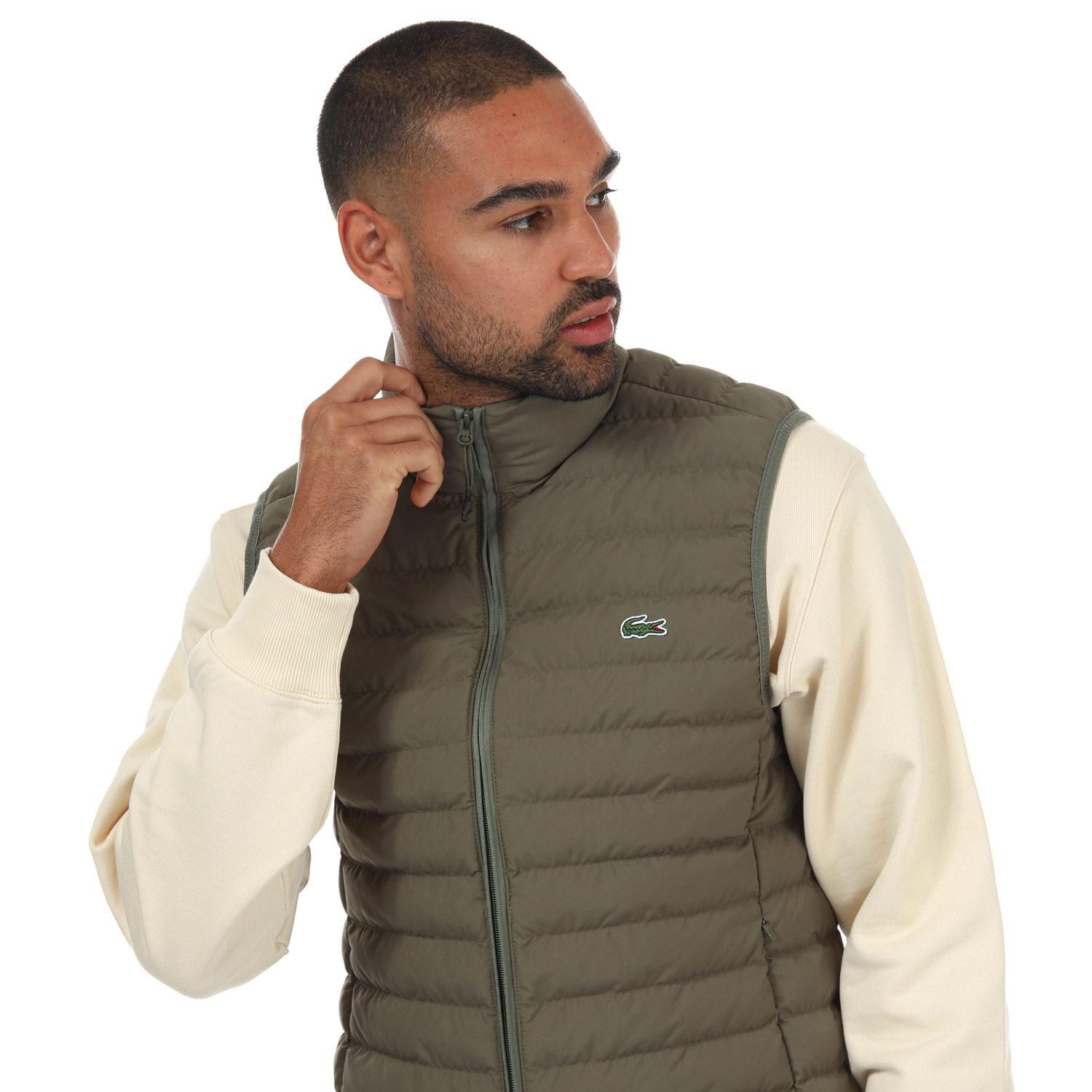 Lacoste Synthetic Lightweight Gilet in 