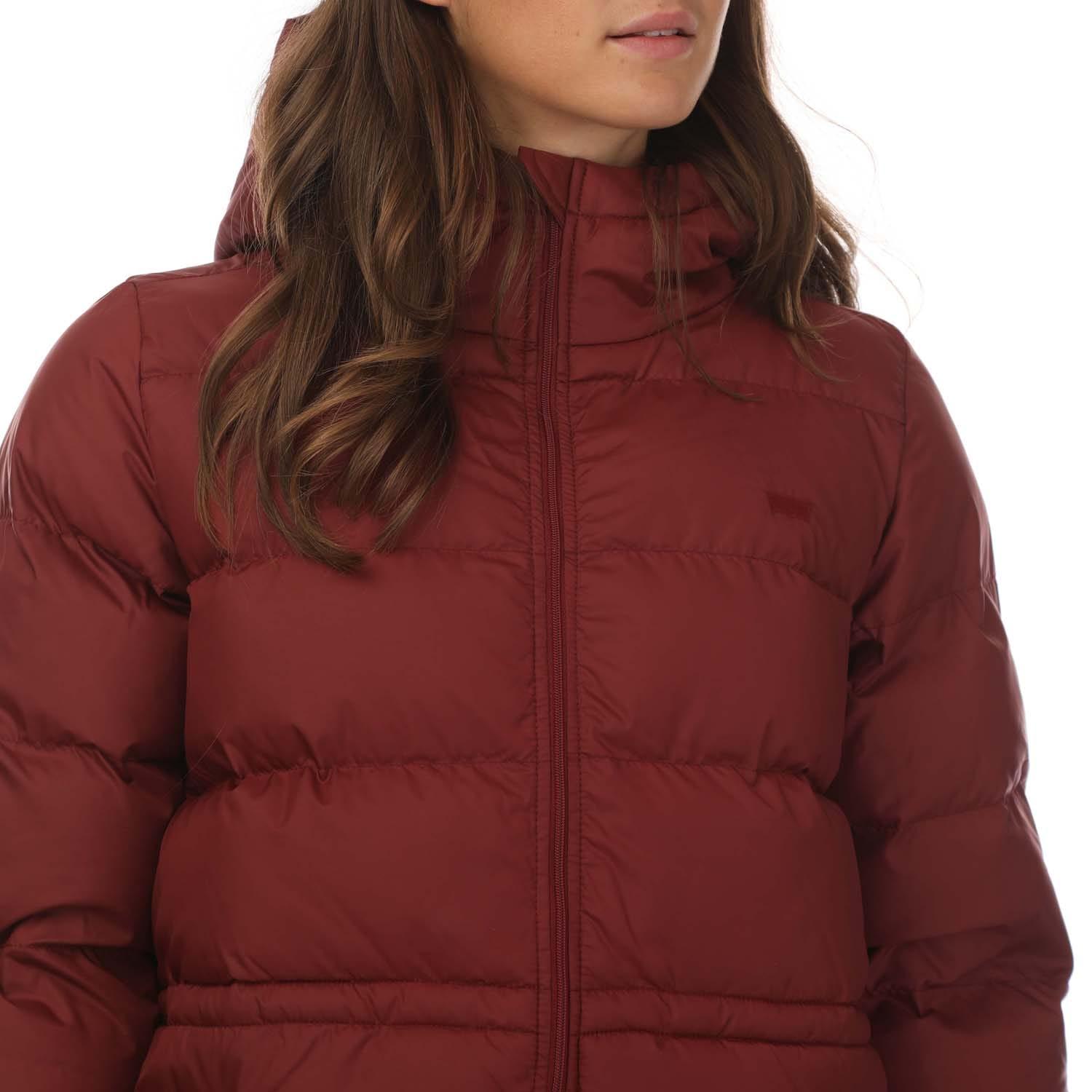 Levi's Hooded Midi Jacket in Red Lyst UK