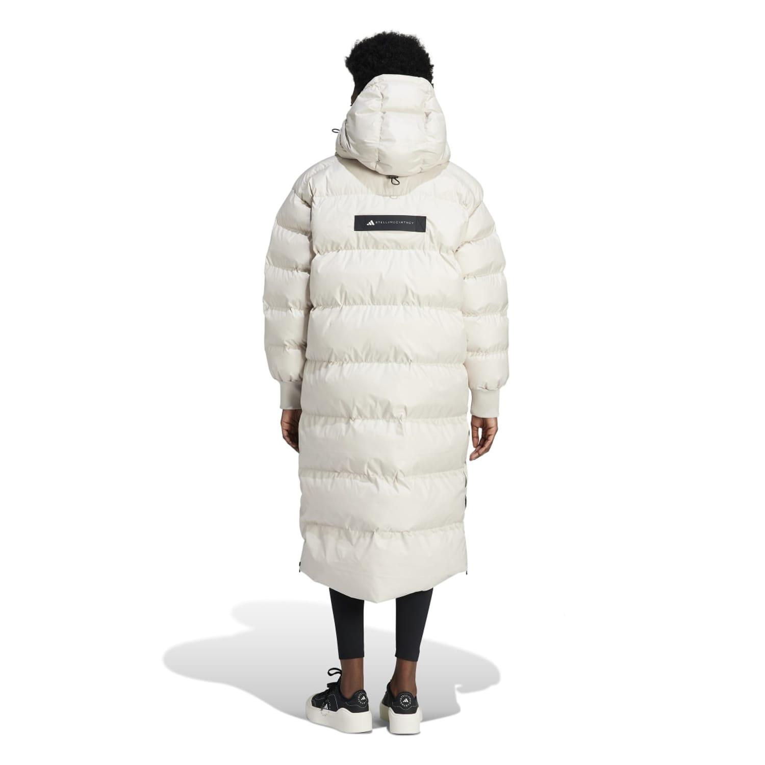 adidas by stella mccartney long padded jacket
