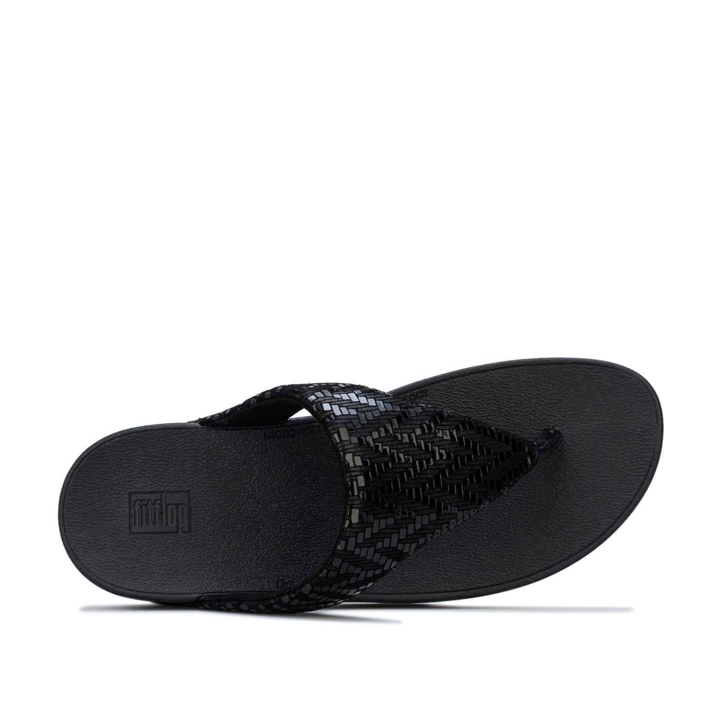 Fitflop Lottie Chevron Suede Toe Thong Sandals in Blue Lyst UK