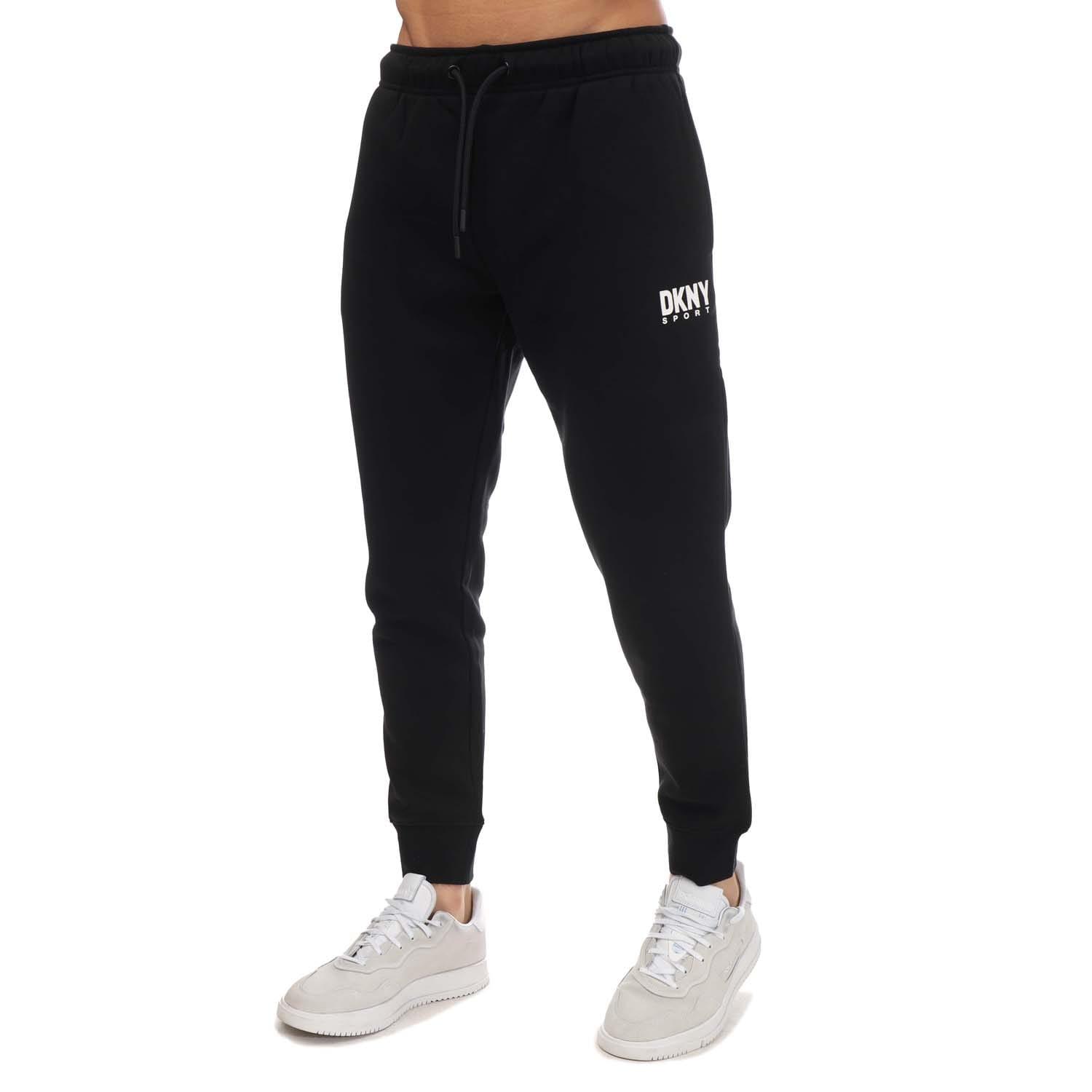 DKNY Printed Logo Joggers in Black for Men Lyst UK