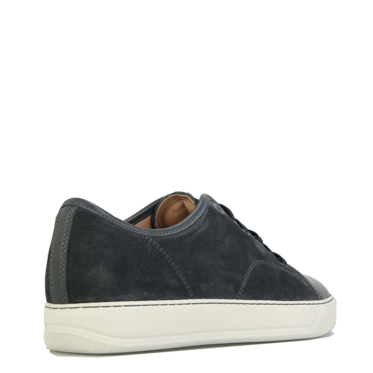 Lanvin Matt Toe Cap Sneakers in Blue for Men | Lyst UK