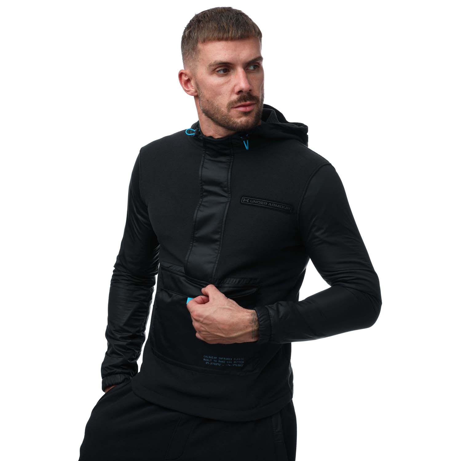 Under Armour Coldgear Infrared Utility Half Zip Jacket in Black for Men