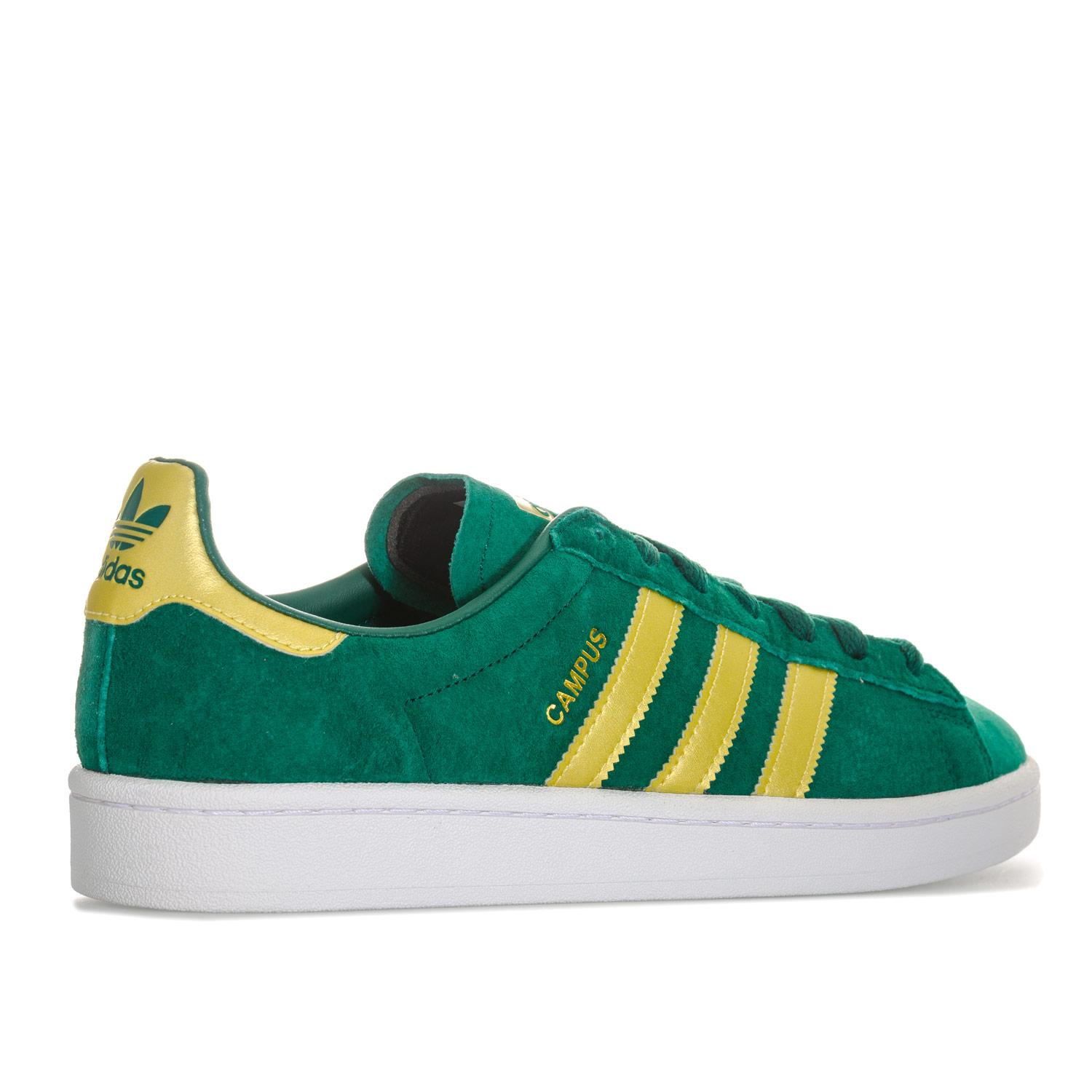 green and yellow adidas trainers