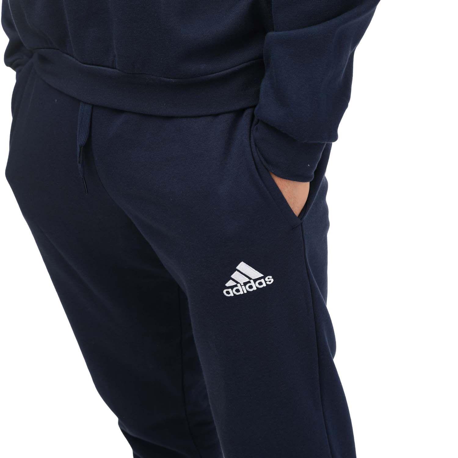 Blue adidas jogging bottoms sales