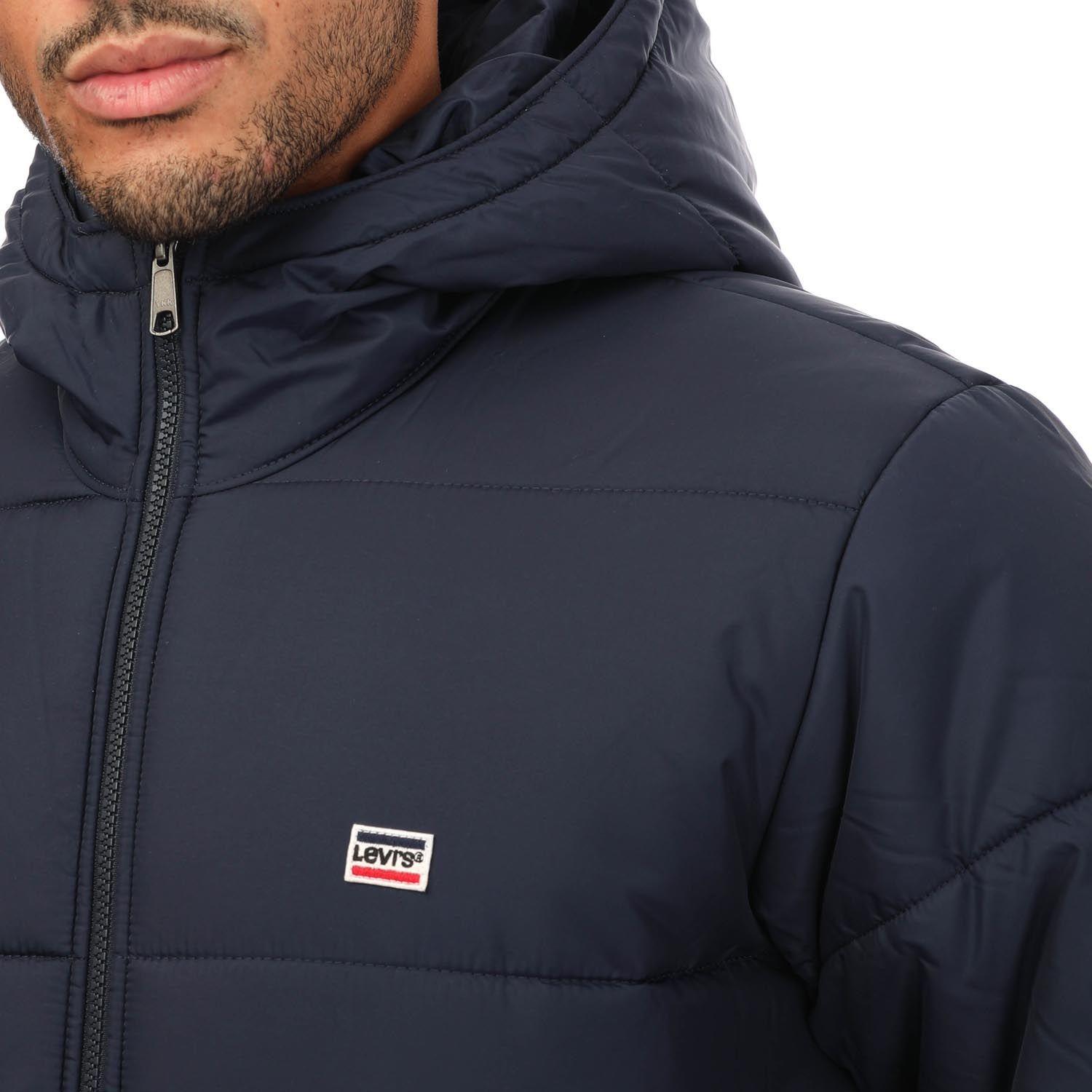 Levi s Telegraph Hood Shirt Jacket in Blue for Men Lyst UK