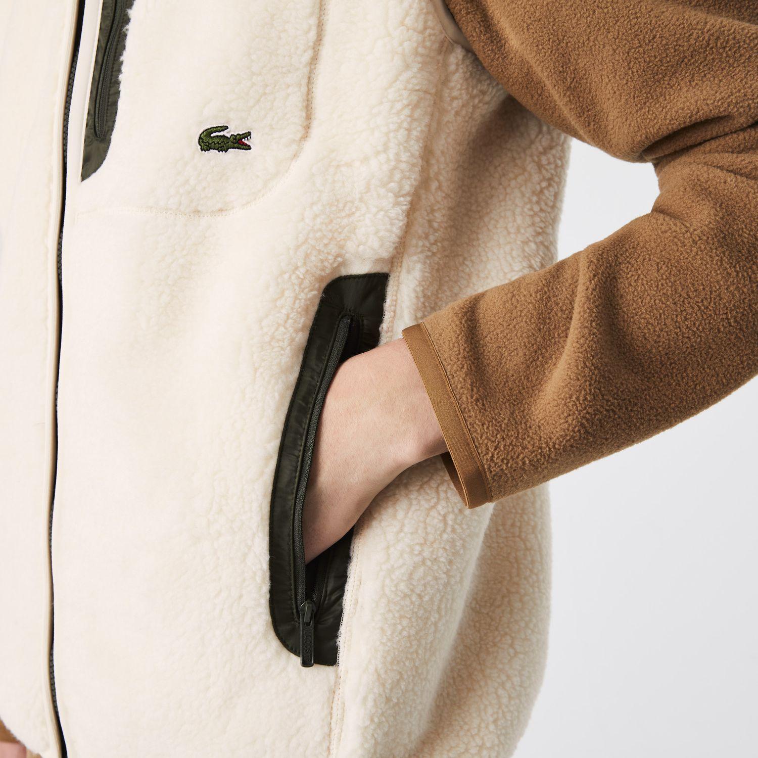 Lacoste sherpa jacket outlet