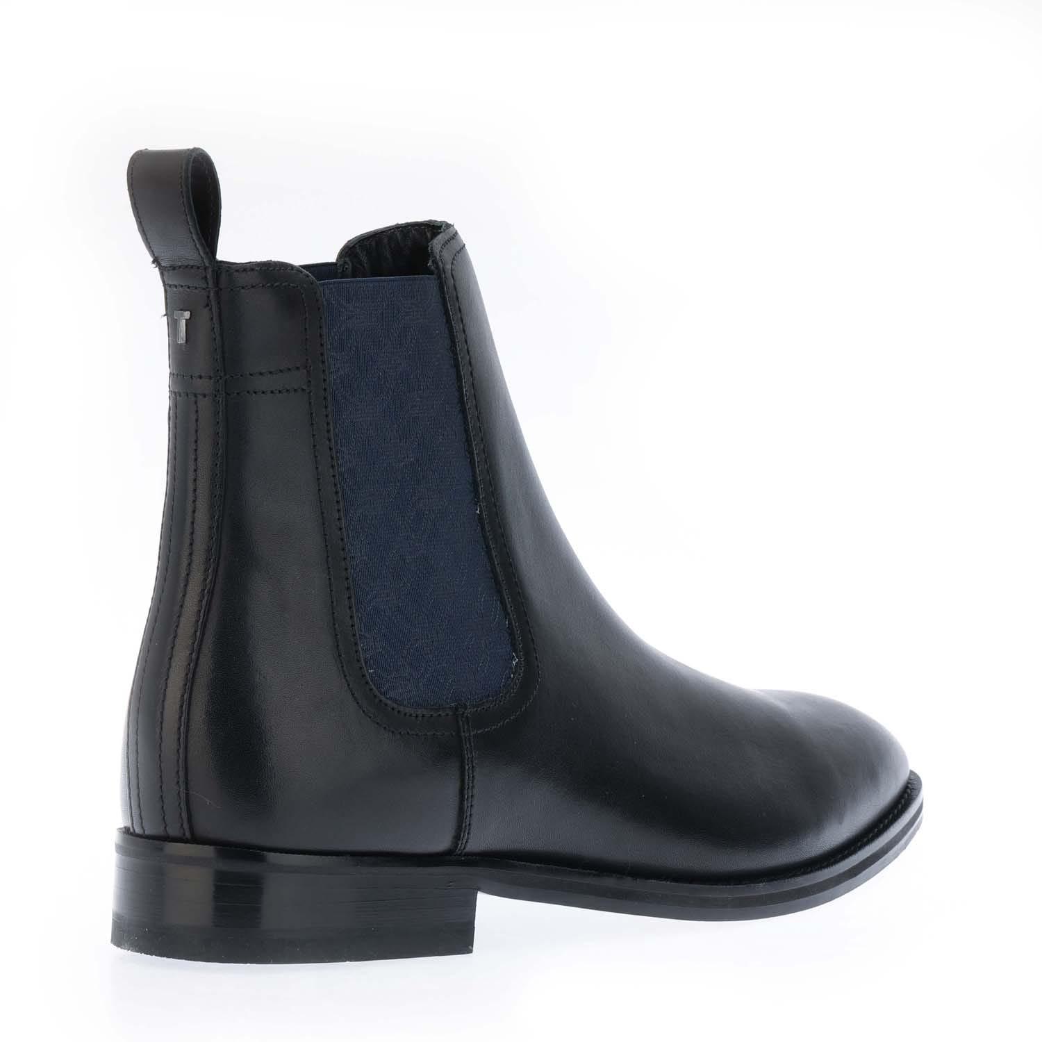 Ted Baker Lineus Patterned Elastic Chelsea Boots in Blue for Men Lyst UK