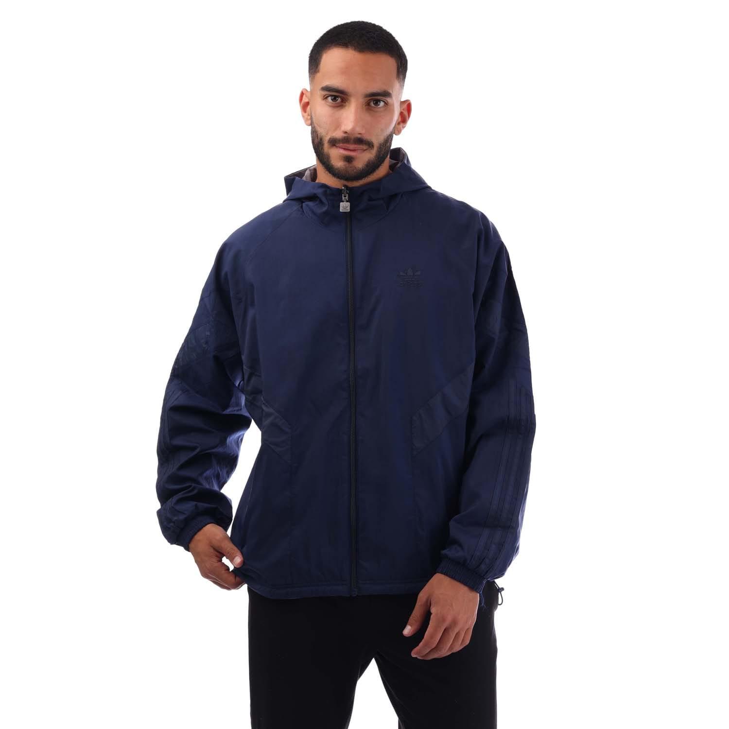 Reversible Windbreaker Adidas Windbreaker Navy Blue Adidas