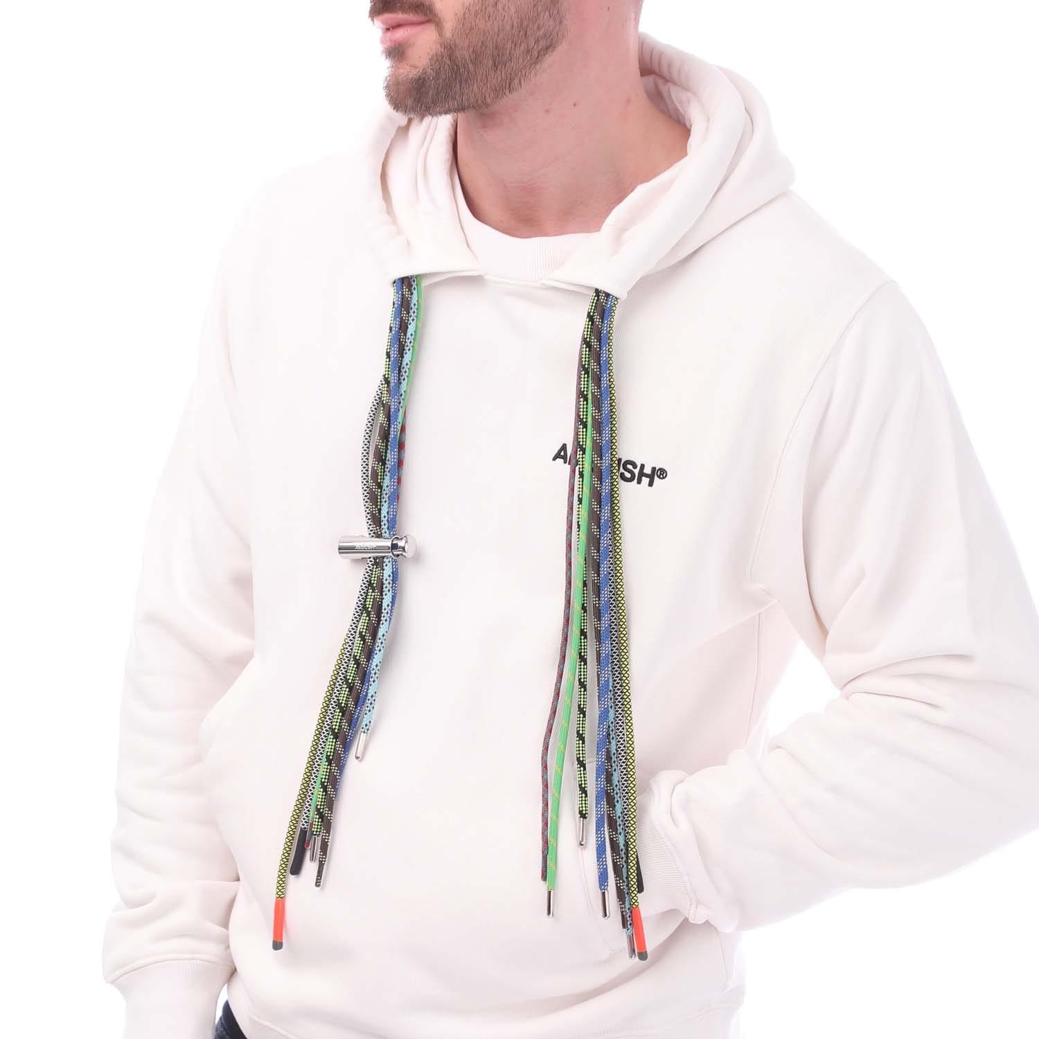 AMBUSHMULTICORD HOODIE - PINK/WHITE