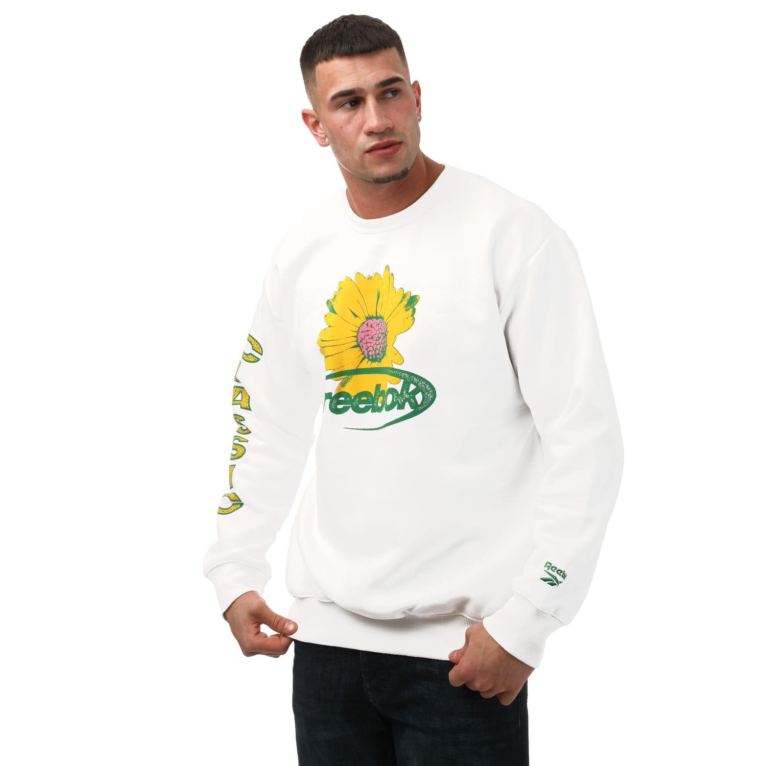 Reebok Unisex Classic 90s Crewneck Sweatshirt in White Lyst UK