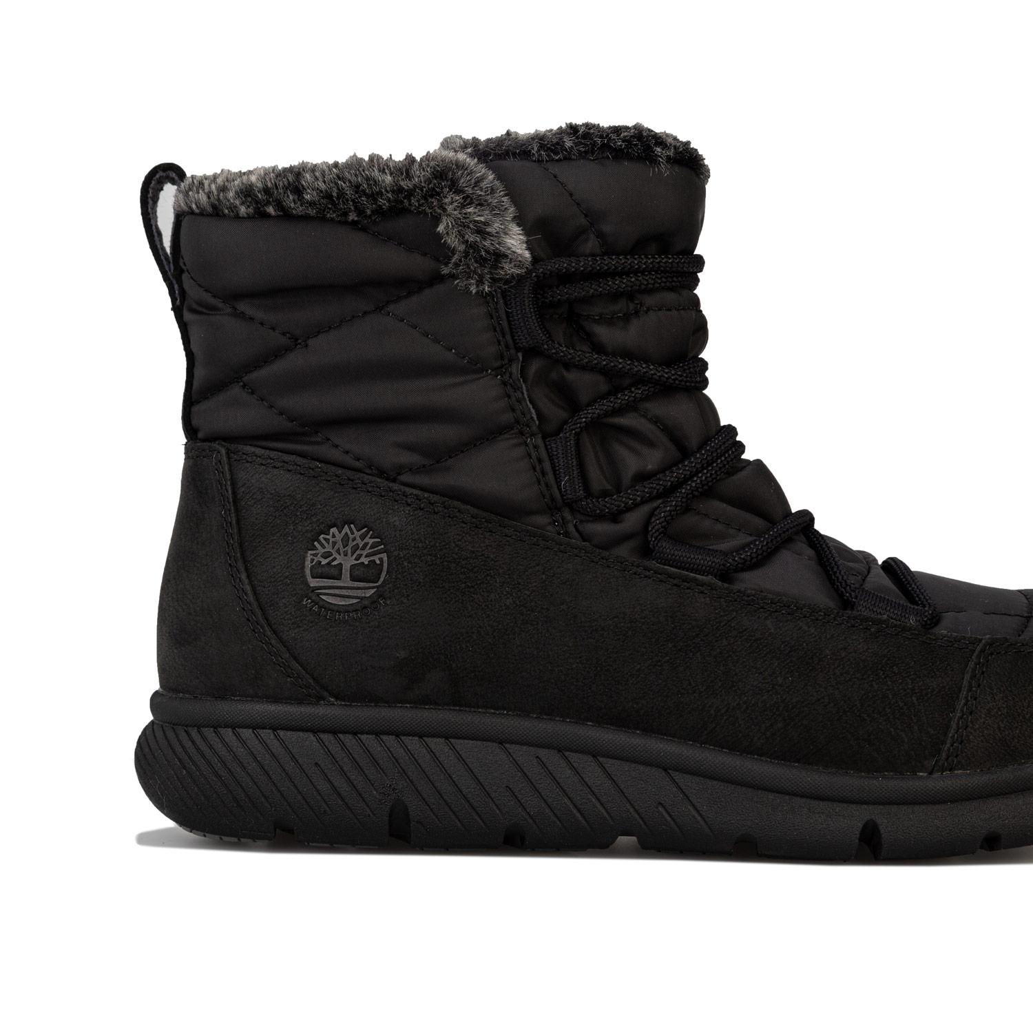 timberland black winter boots