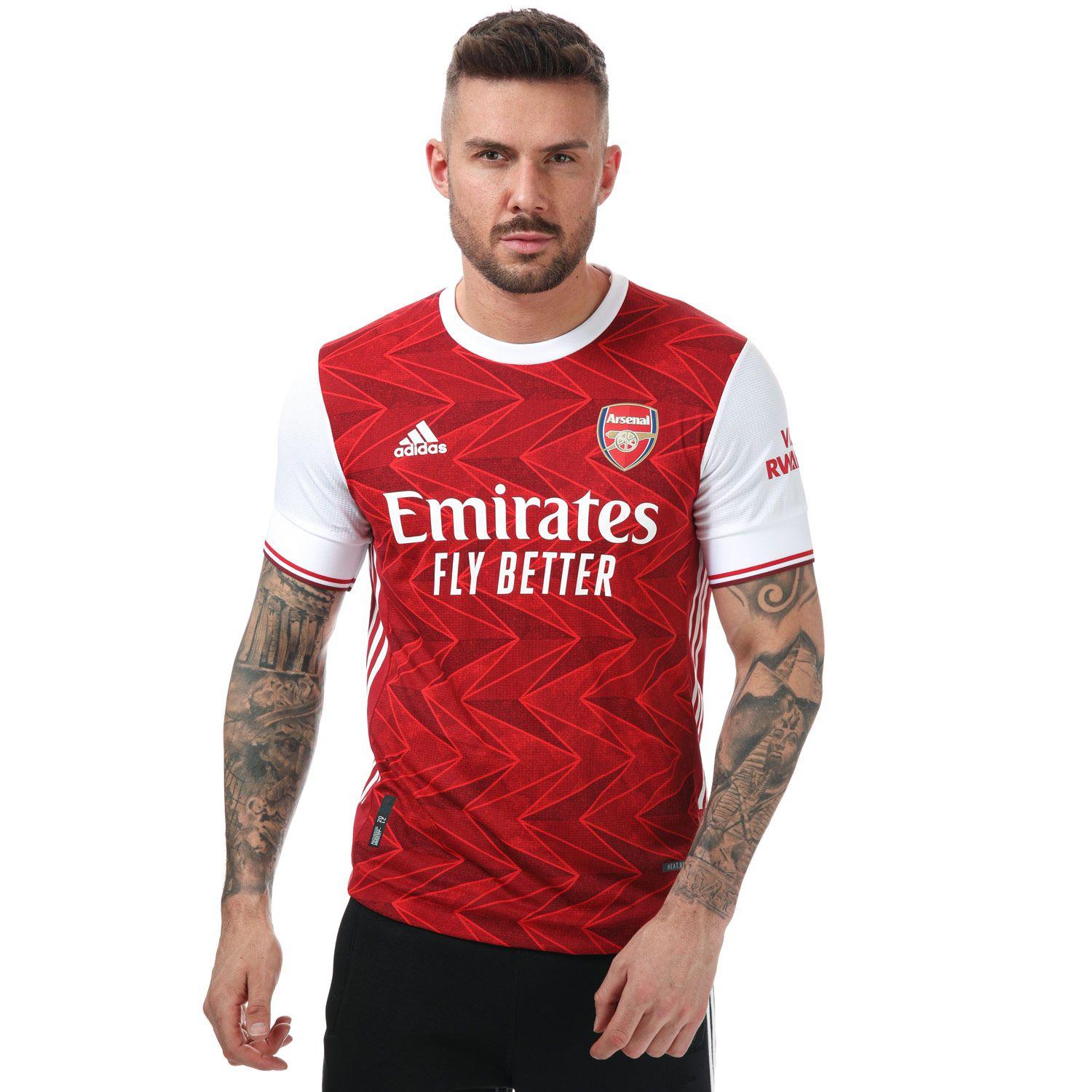 adidas Arsenal 20/21 Authentic Home Shirt Jersey Red Men's - US