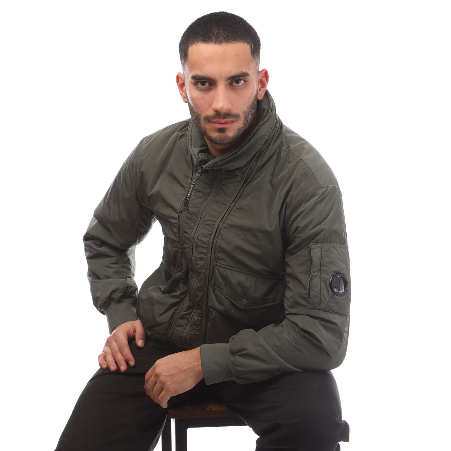 Chrome R Body Zippers Padded Jacket by Company LOZURI Chrome R Body Zippers Padded Jacket by Company LOZURI