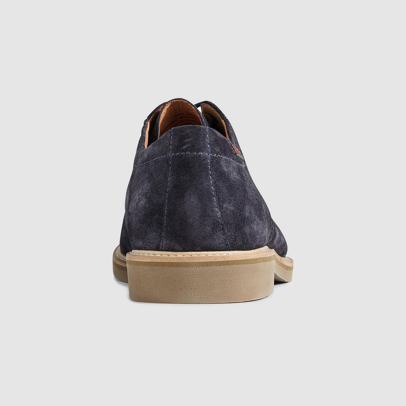 G.H. Bass Pasadena 70-10626 Navy Blue Suede Leather Oxford  display picture 1