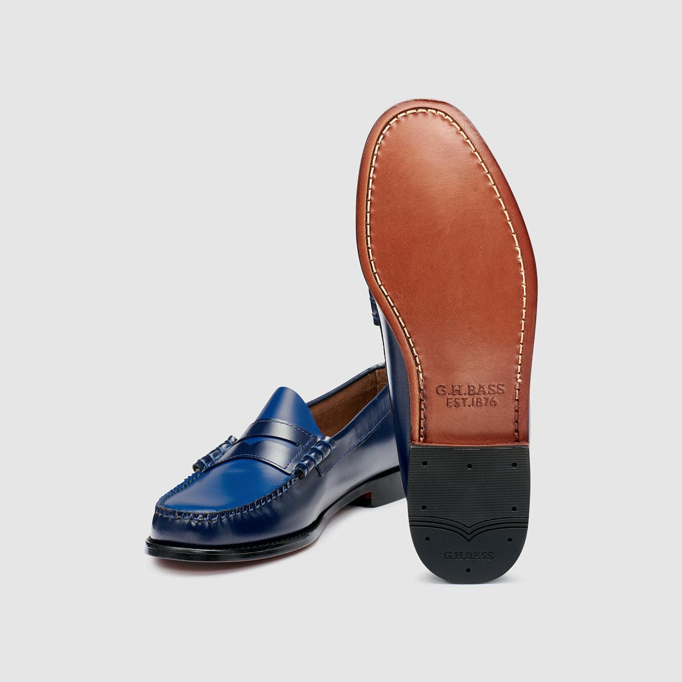 G.H. Bass & Co. Blue and Tan Loafers Take Up to 60% Off Weejuns Loafers at G.H. Bass & Co  main image 3