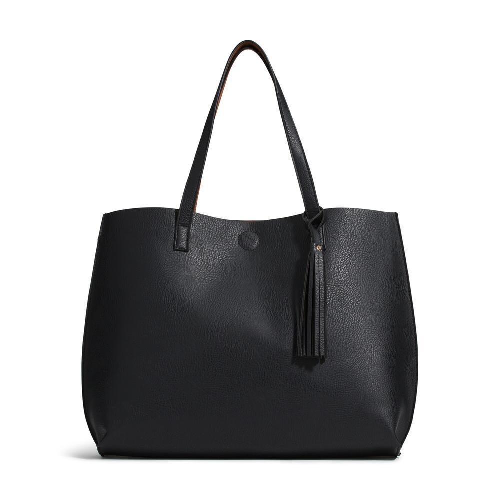 G.h. bass & co. Sofia Reversible Tote in Black | Lyst