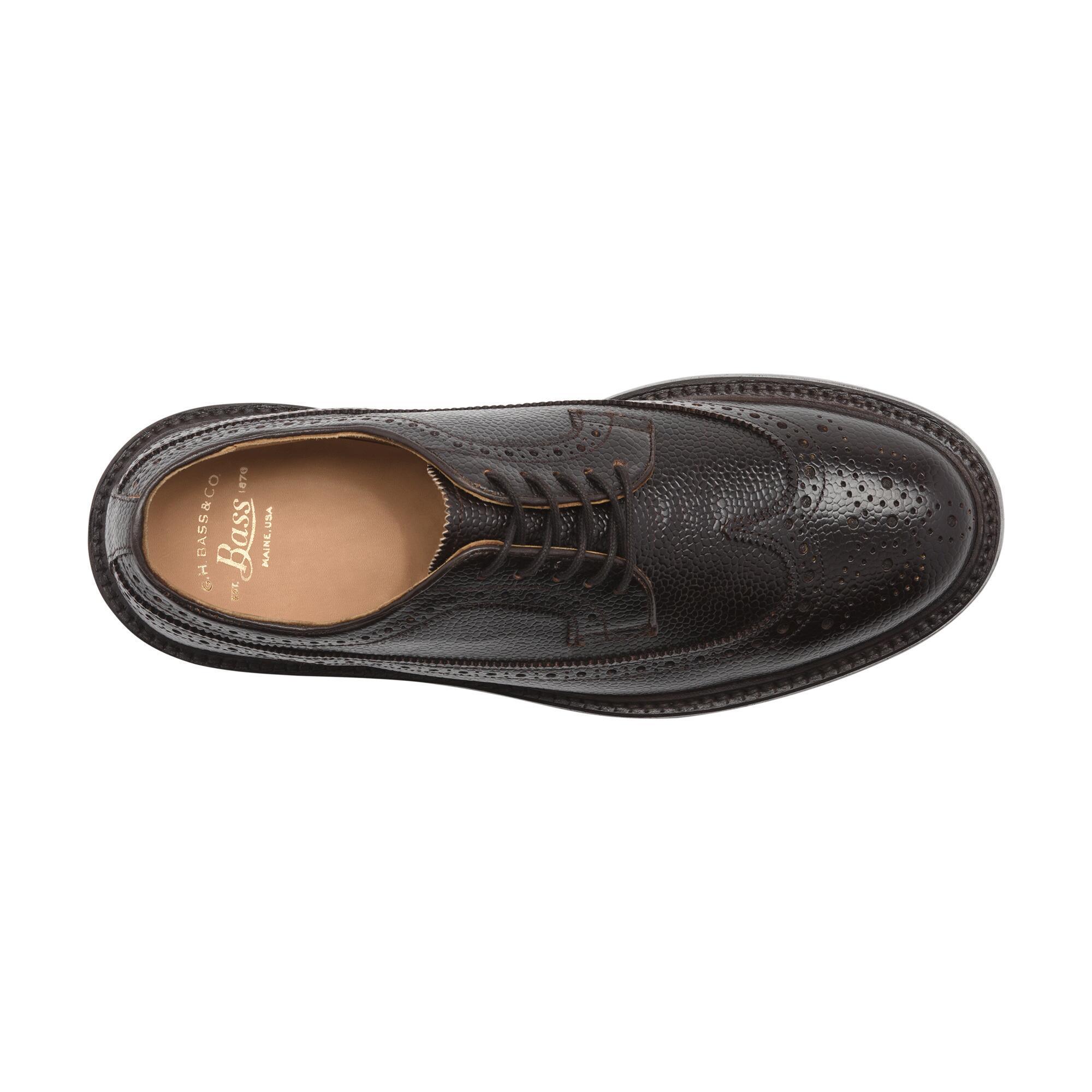 bass wingtip shoes