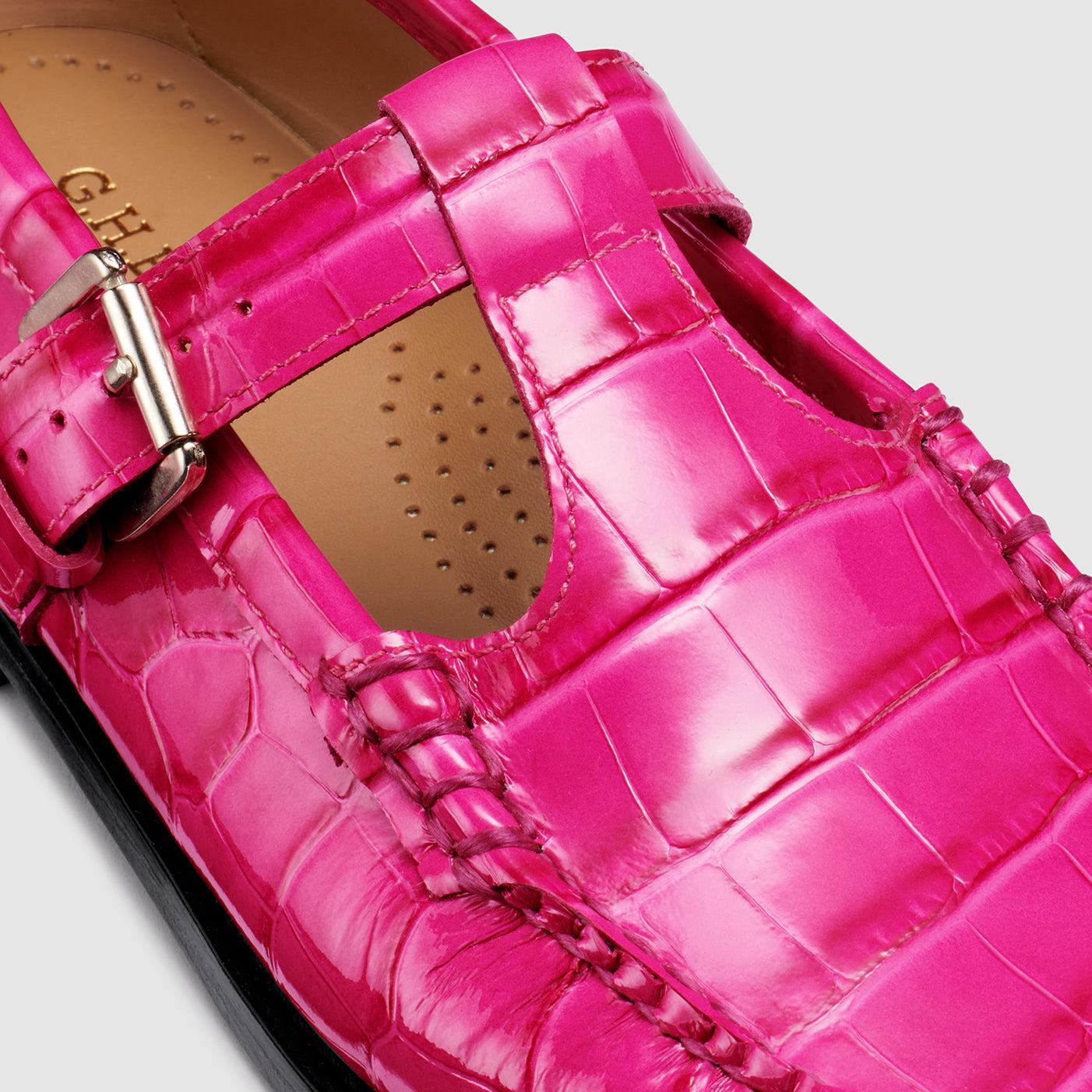 G.H. Bass & Co. Men\'s Pink Leather Loafers GH Bass Whitney Leather Penny Loafers on SALE | Saks OFF 5TH main image 3