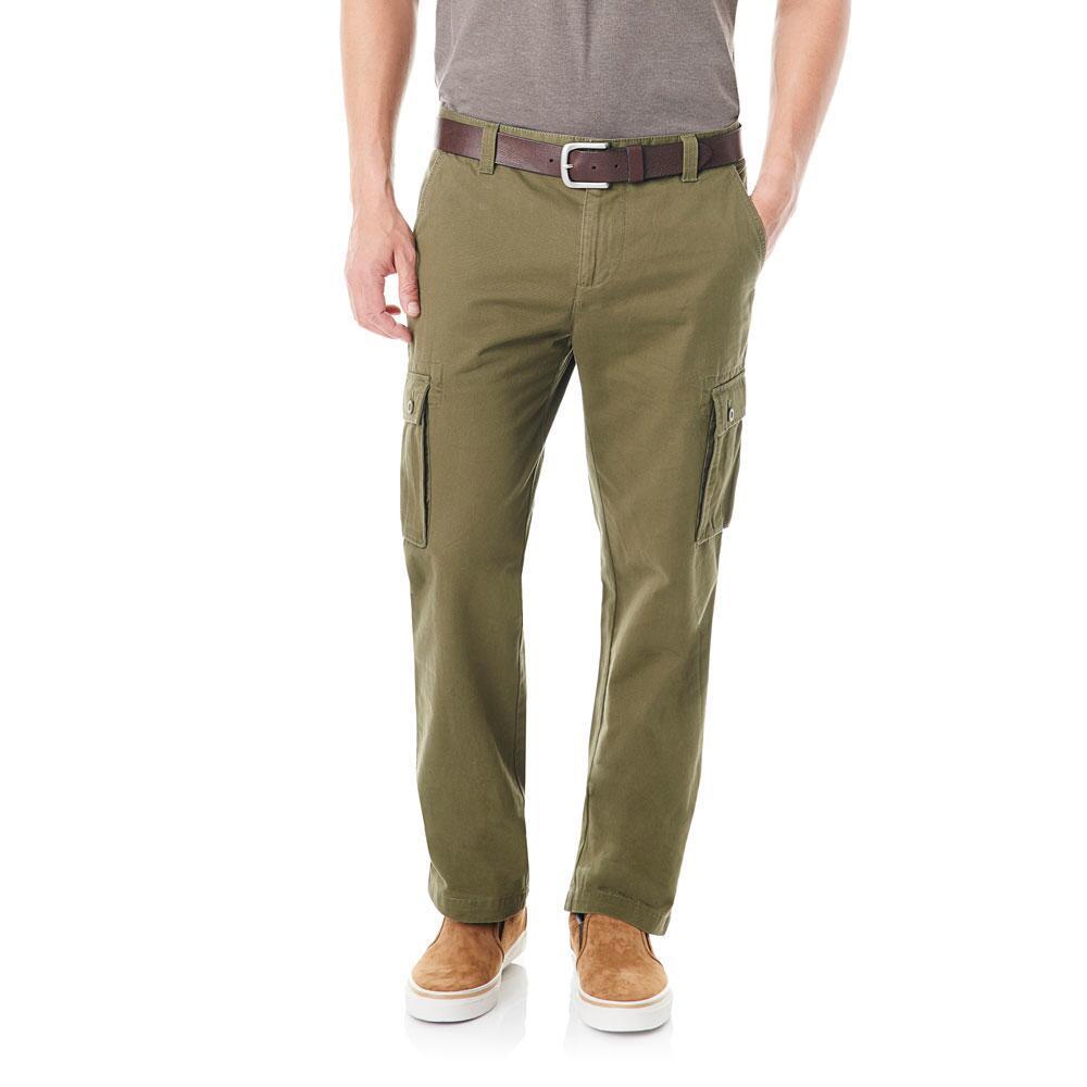 G H BASS G h Bass Twill Cargo Pant in Olive Green for G H BASS G h Bass Twill Cargo Pant in Olive Green for
