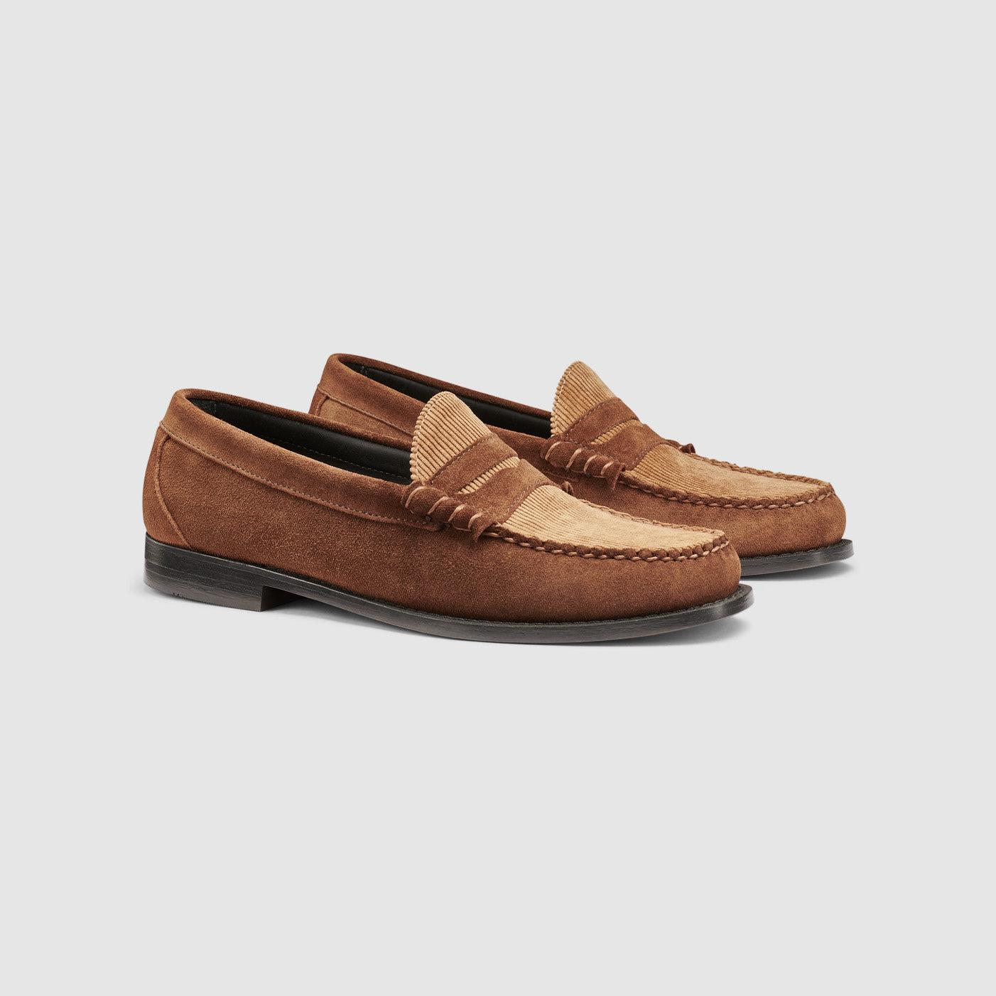G.H. Bass & Co. Two Tone Larson Weejuns Loafers in Brown for  display picture 1