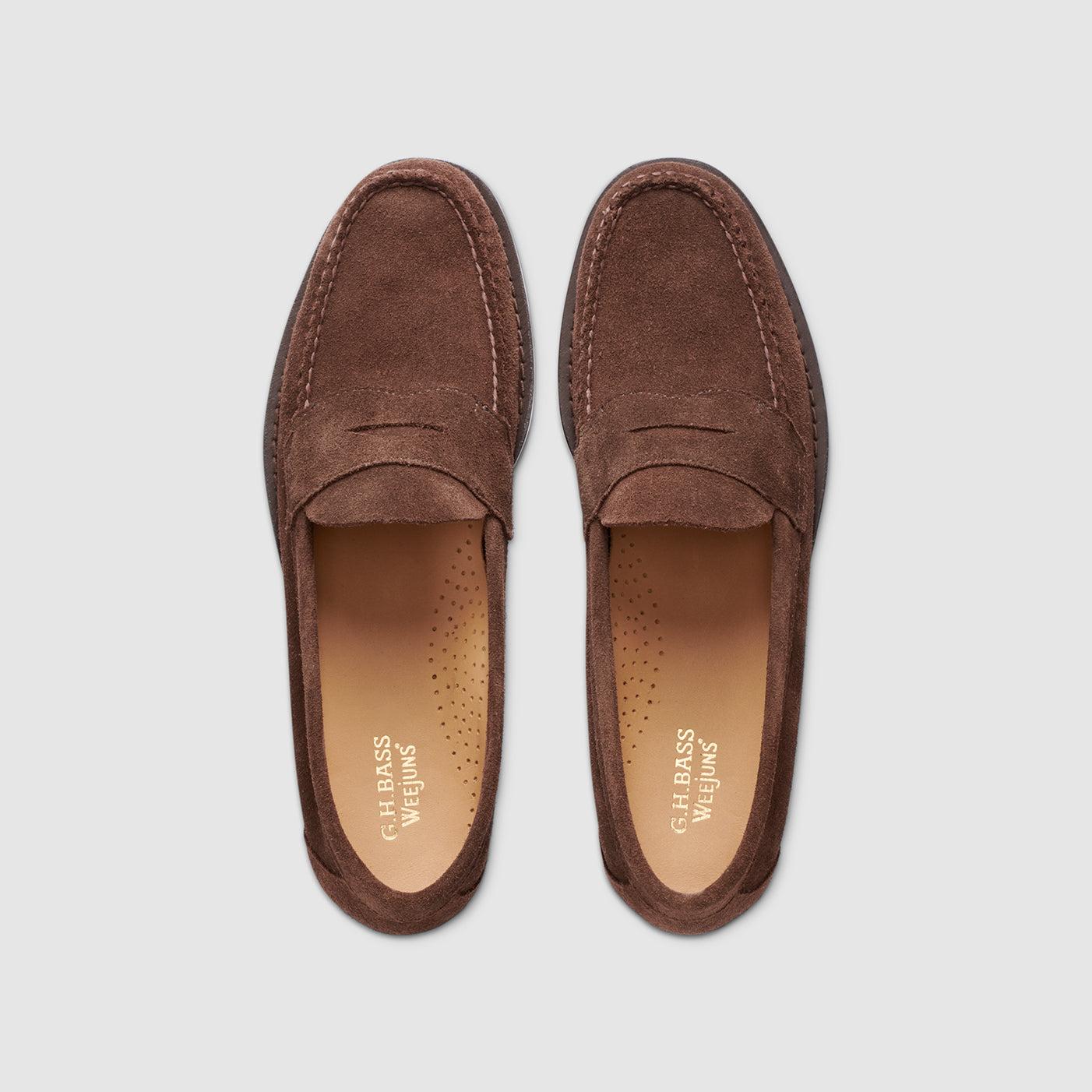 G.H. Bass & Co. Logan Suede Weejuns Loafers in Brown for Men  display picture 1