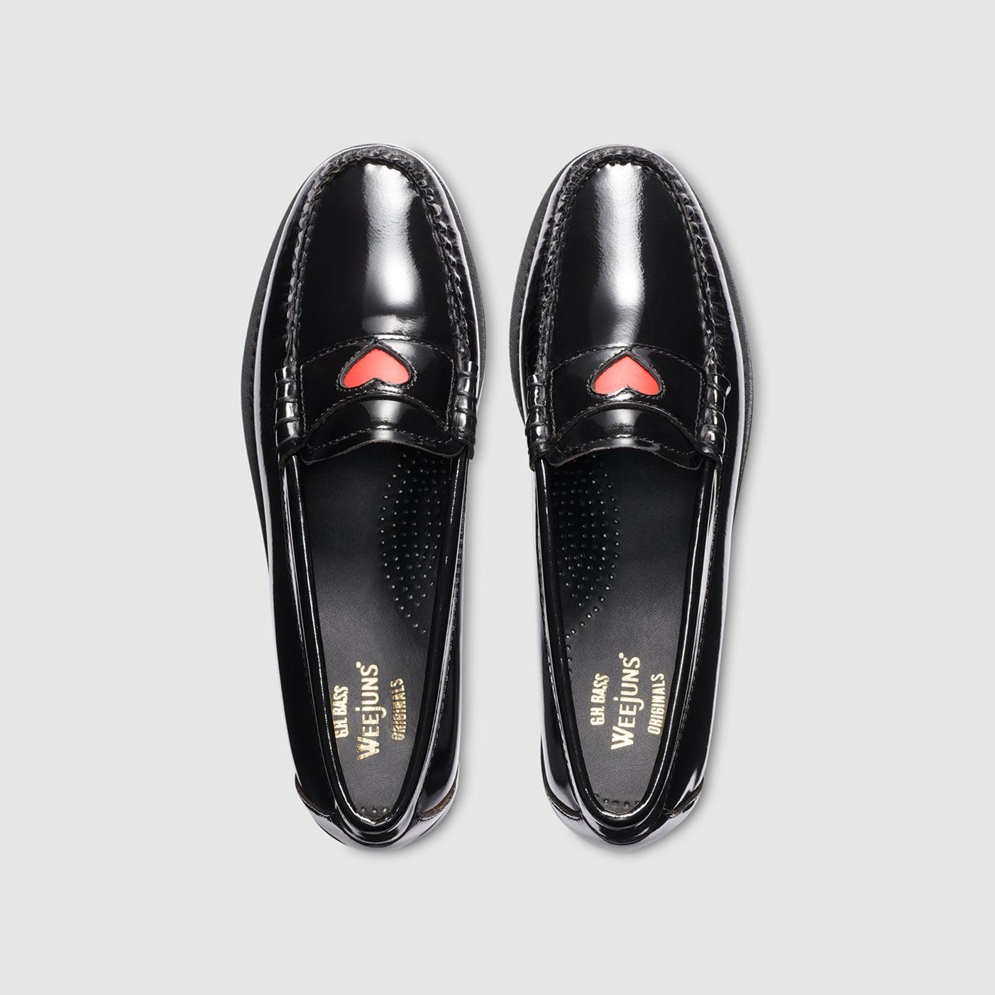 Johnny's - y♡ページ G.H. Bass & Co. Whitney Emoticon Weejuns Loafers in Black | Lyst