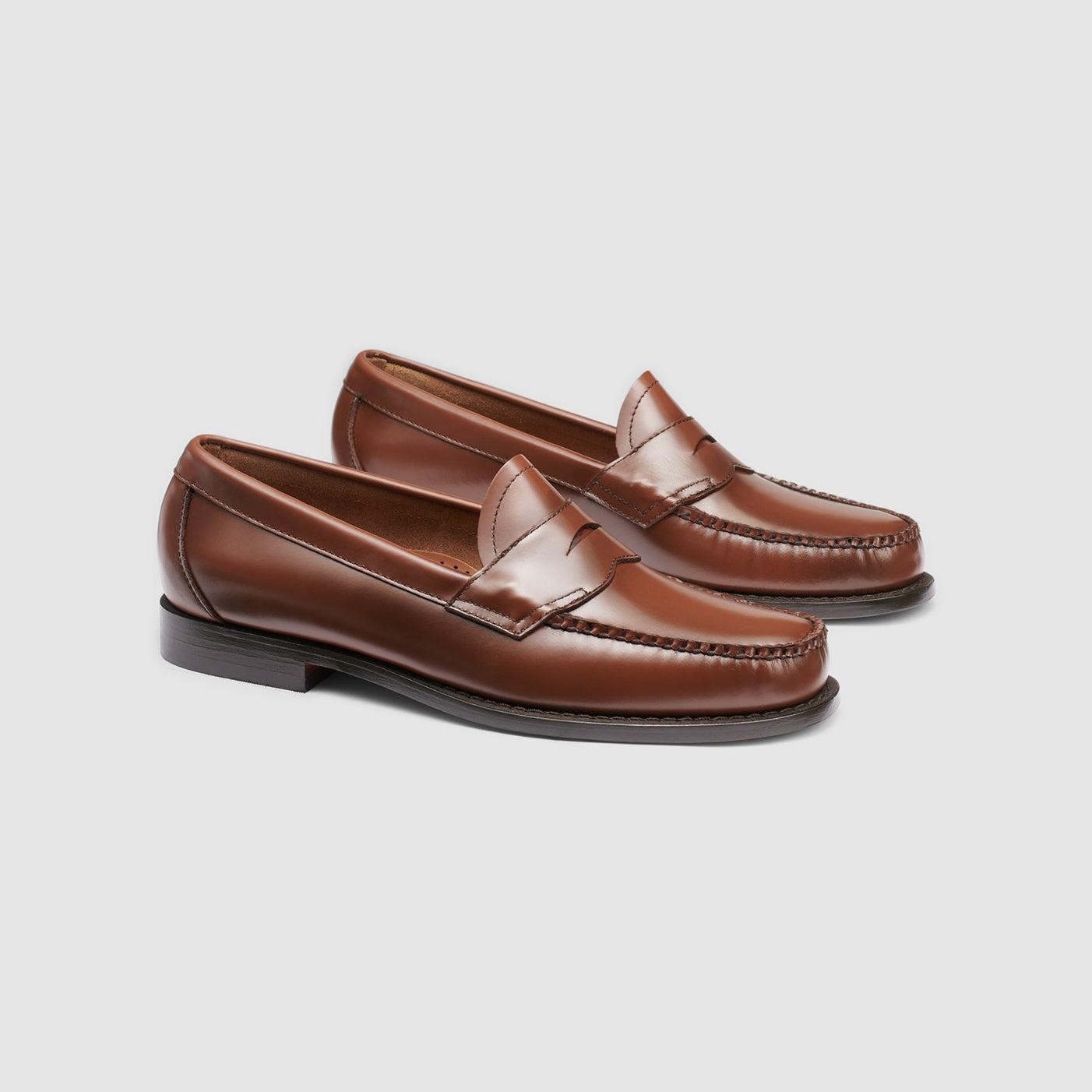 G.H. Bass & Co. Logan Flat Strap Weejuns Loafers in Brown  display picture 2