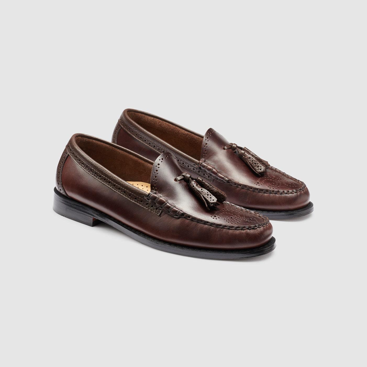 G.H. Bass Co. Larkin Tassel Brogue Weejuns Loafer Shoes in Brown
